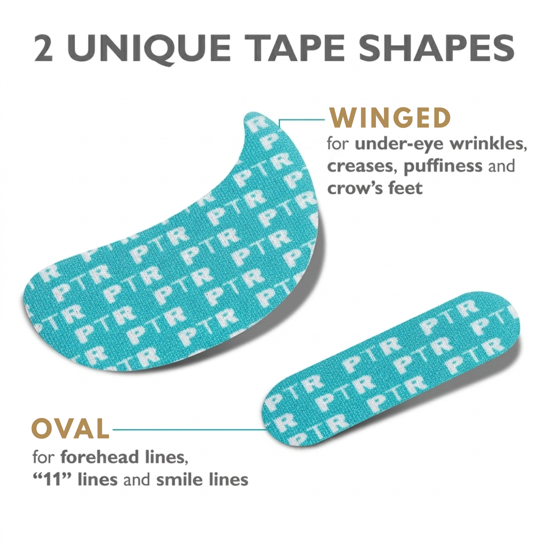 Peptide-Infused Face & Eye Tape